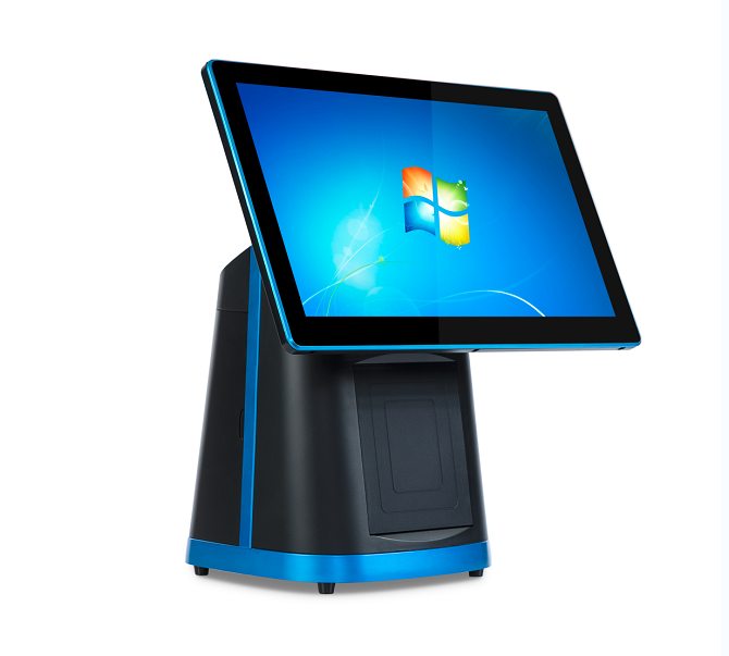 TouchPOS A8 preto / azul – vista 5