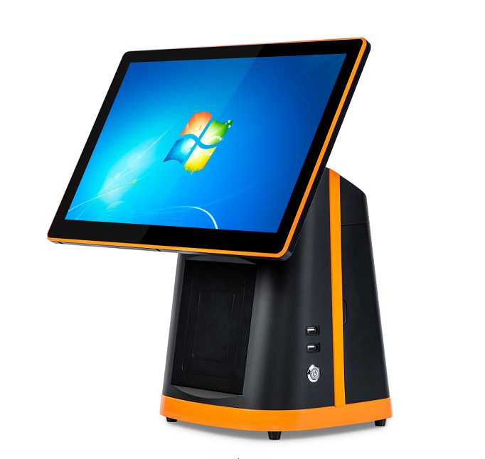 TouchPOS A8 preto / laranja – vista 13