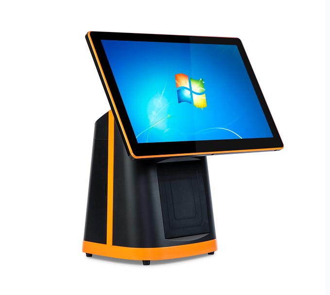 TouchPOS A8 preto / laranja – vista 14