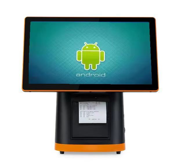 TouchPOS A8 preto / laranja – vista 17