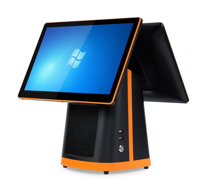 TouchPOS A8 preto / laranja – vista 26