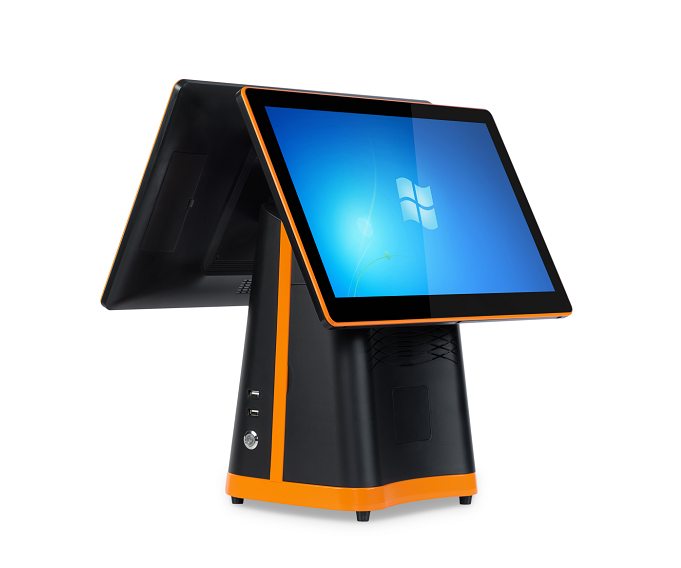 TouchPOS A8 preto / laranja – vista 27