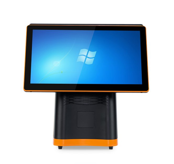 TouchPOS A8 preto / laranja – vista 28