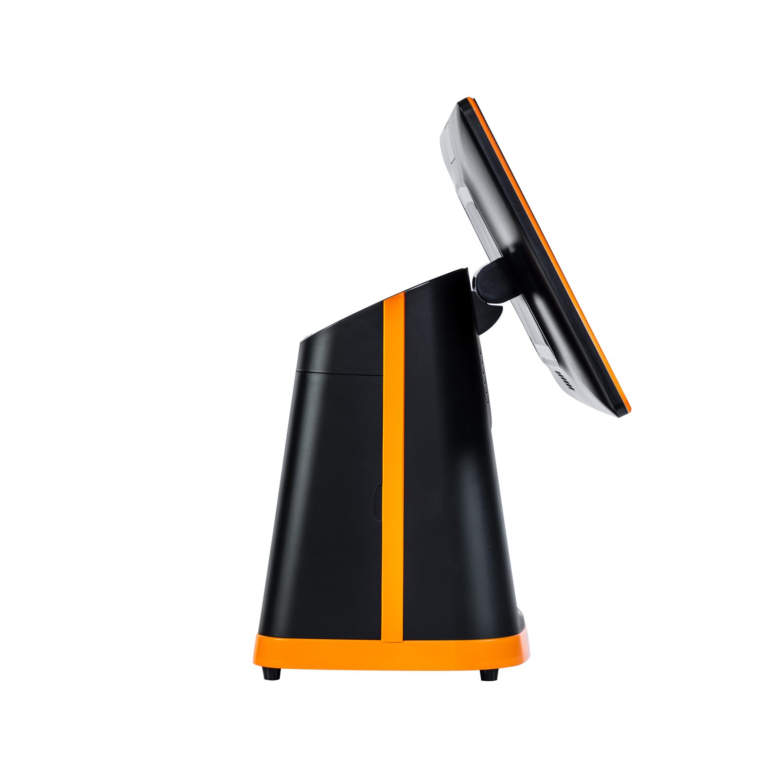TouchPOS A8 preto / laranja – vista 3