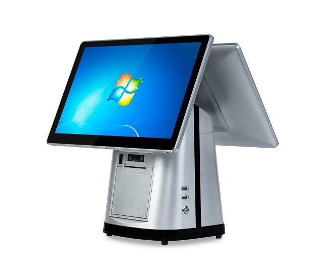 TouchPOS A8 prateado / preto – vista 17