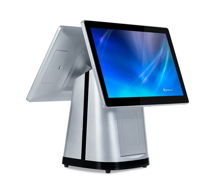 TouchPOS A8 prateado / preto – vista 3