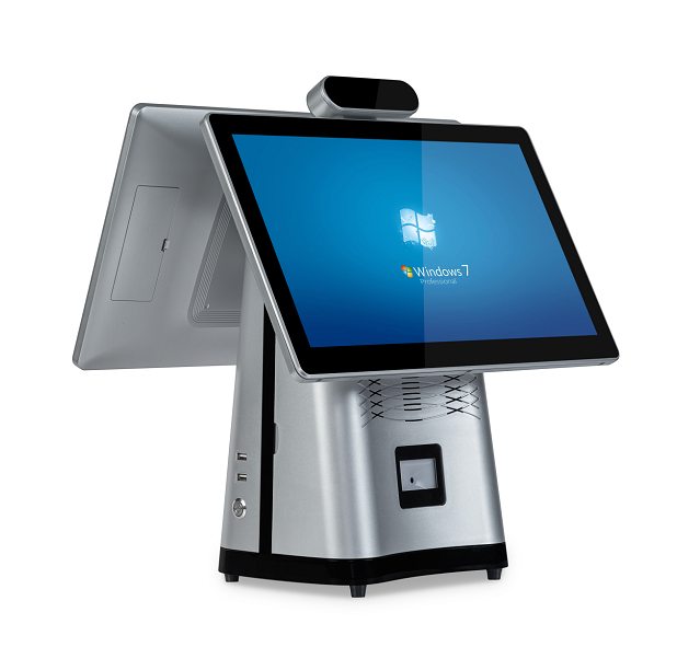 TouchPOS A8 prateado / preto – vista 8