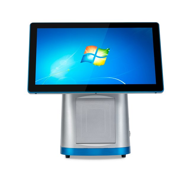 TouchPOS A8 prateado / azul – vista 8