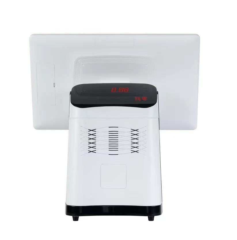 TouchPOS A8 branco / preto – vista 2