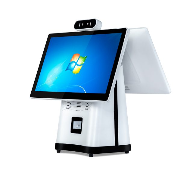 TouchPOS A8 branco / preto – vista 8