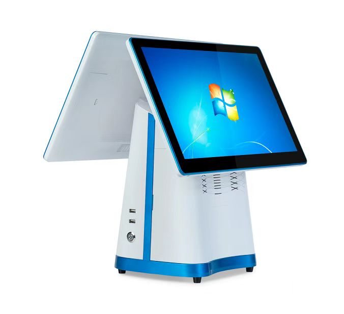 TouchPOS A8 branco / azul – vista 4