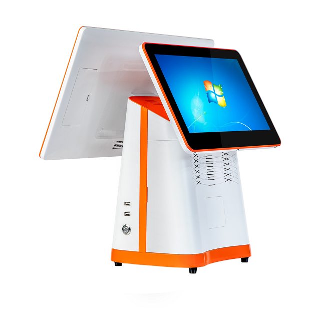 TouchPOS A8 branco / laranja – vista 15
