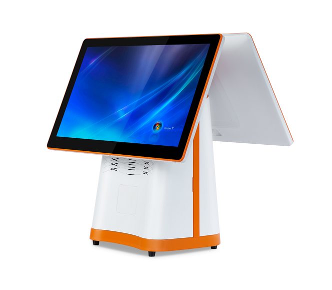 TouchPOS A8 branco / laranja – vista 20