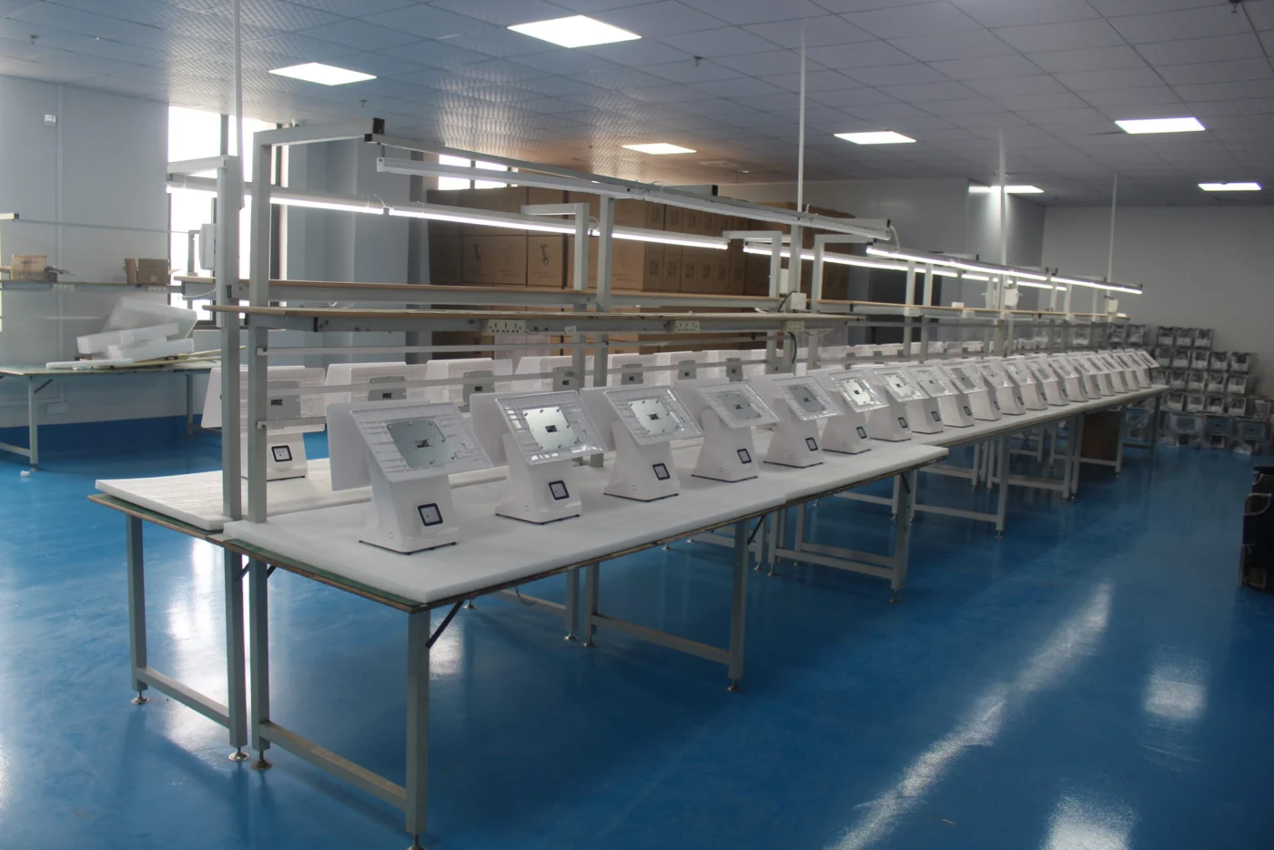 TouchPOS terminal assembly line